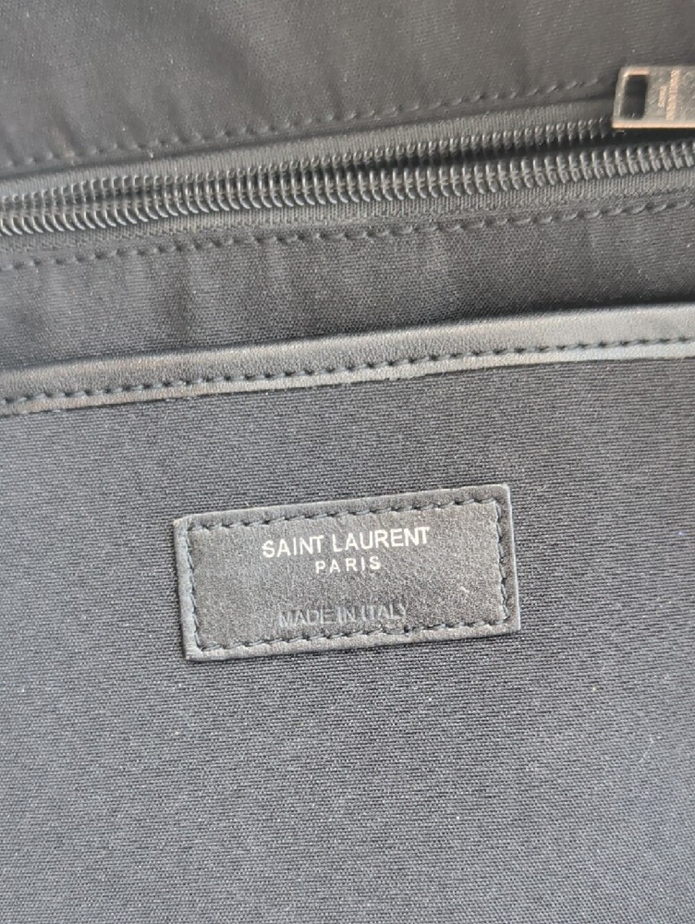 Saint Laurent Camouflage Backpack in Black and Green - Picture 7 of 10